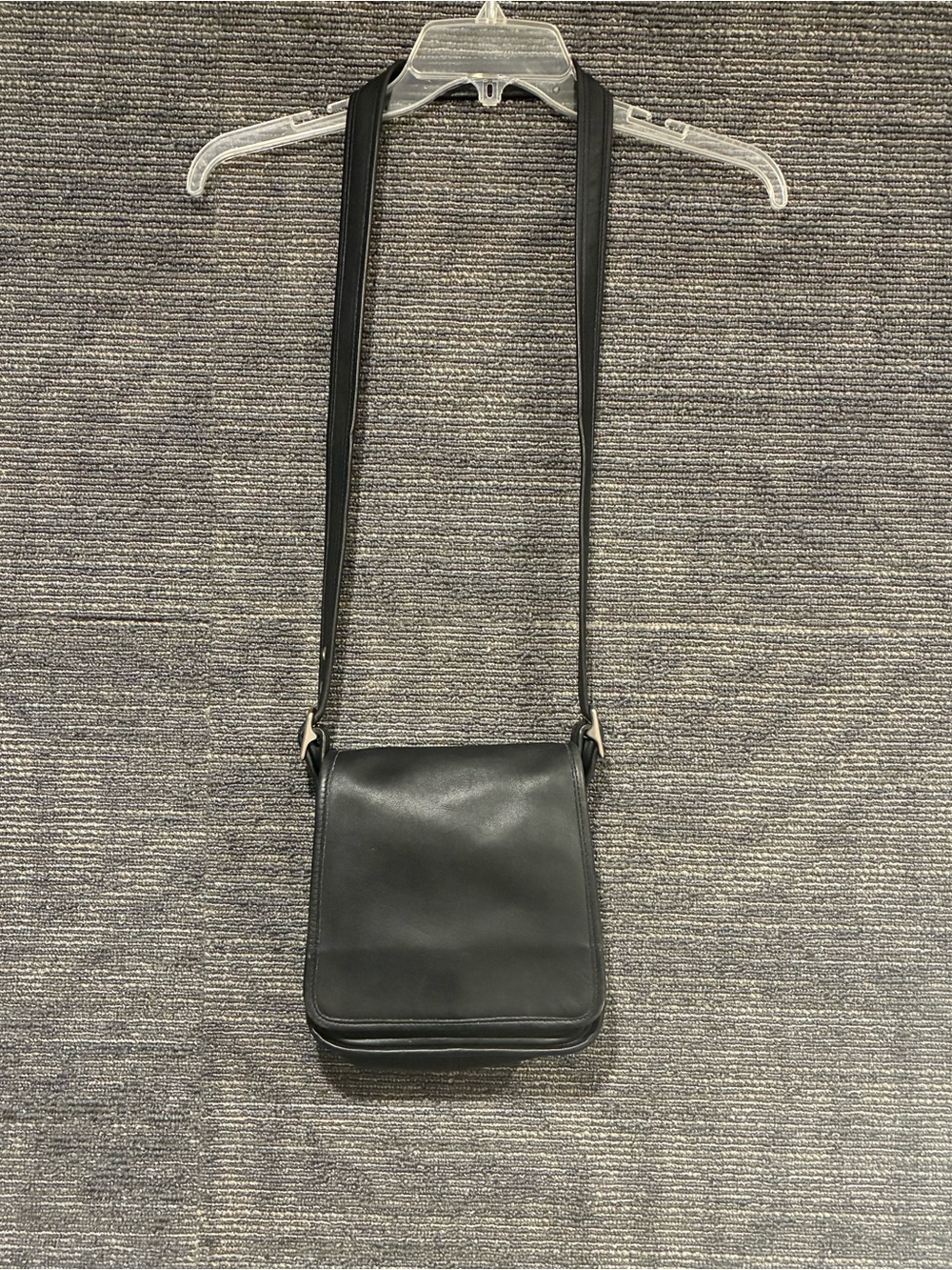 Vintage Coach Legacy Collection Studio Flap Black Leather Crossbody Bag No9145